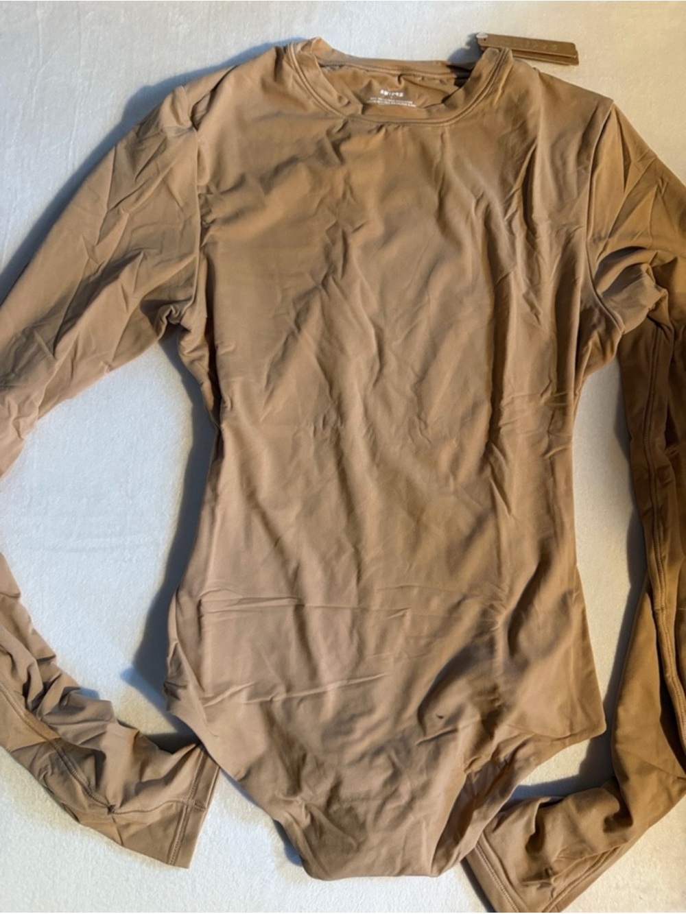 SKIMS Nude/Beige Bodysuit in Branded Packaging